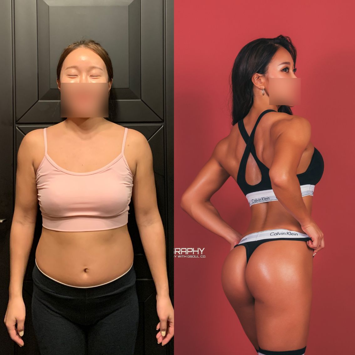 여성 회원님 변화 전후